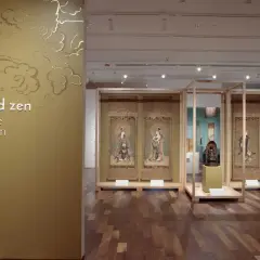 Beyond Zen: Japanese Buddhism Revealed, an exhibition showcasing ancient Asian artists' scrolls and sculptures.