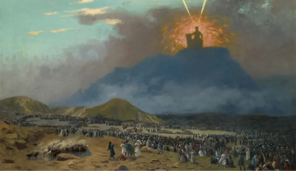 Moses on Mount Sinai Paintings - Decoding Revelation